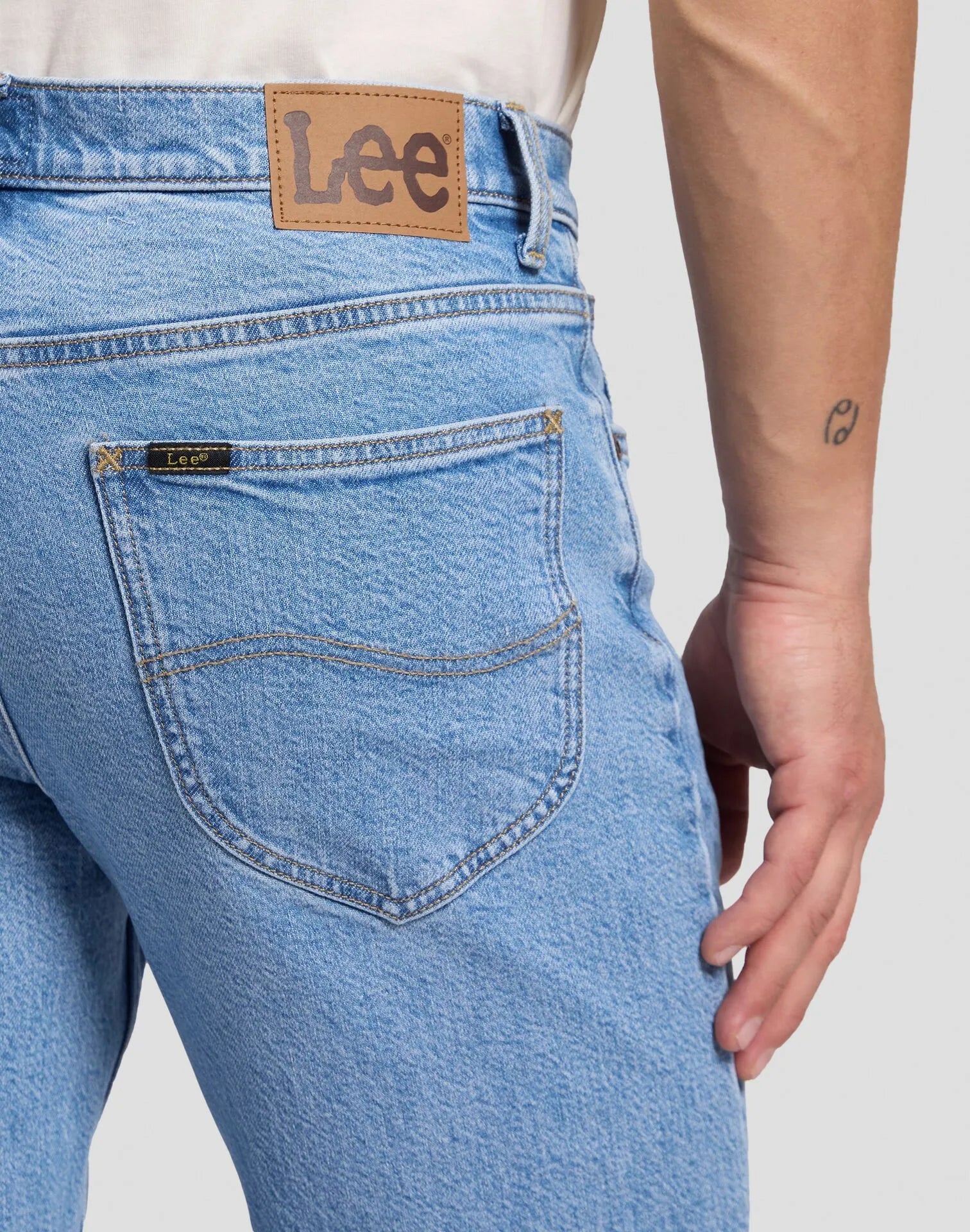 SPODNIE MĘSKIE LEE WEST FROSTED INDIGO 112386555