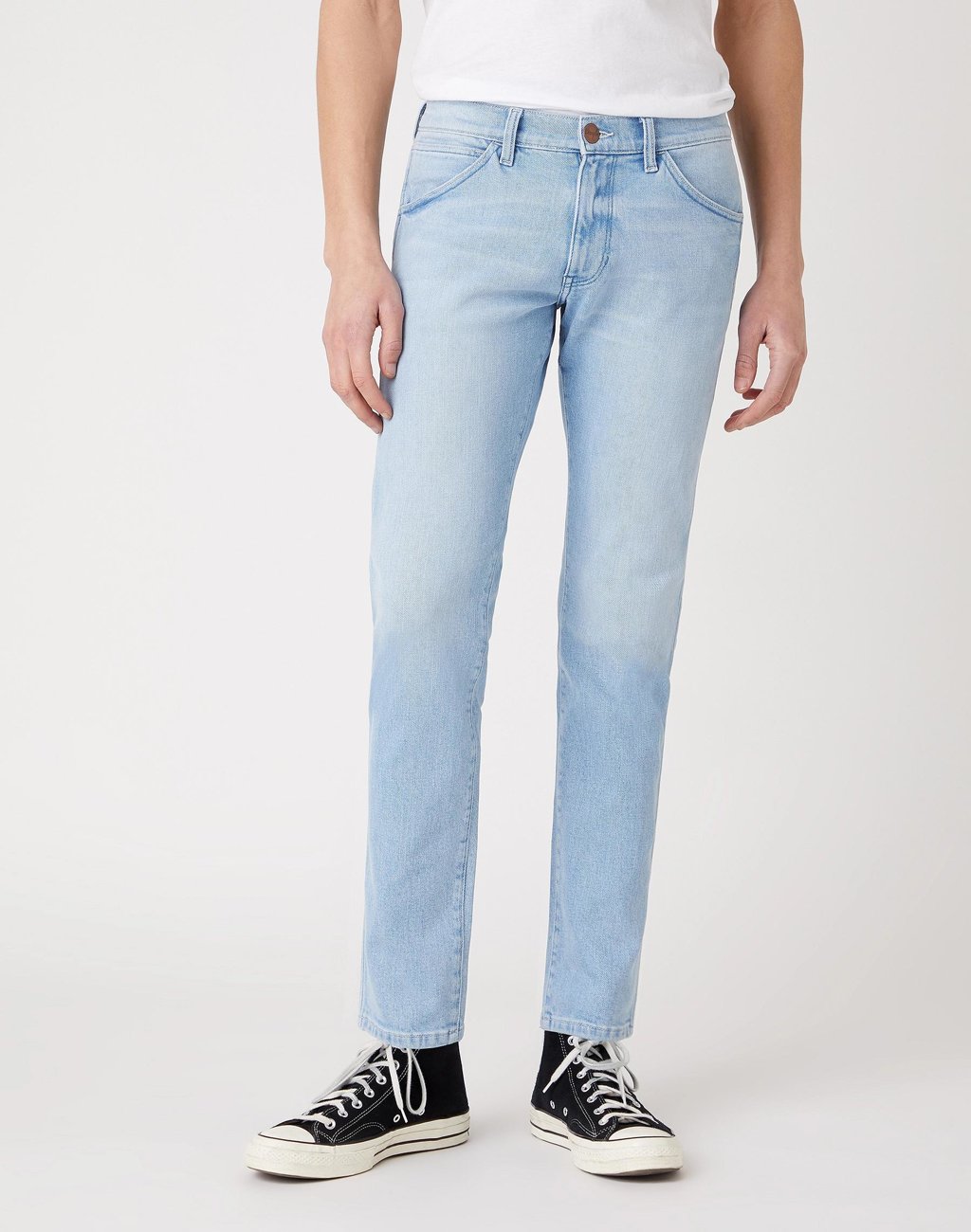 SPODNIE MĘSKIE WRANGLER BRYSON CLEAR BLUE W14XZH280 112126764