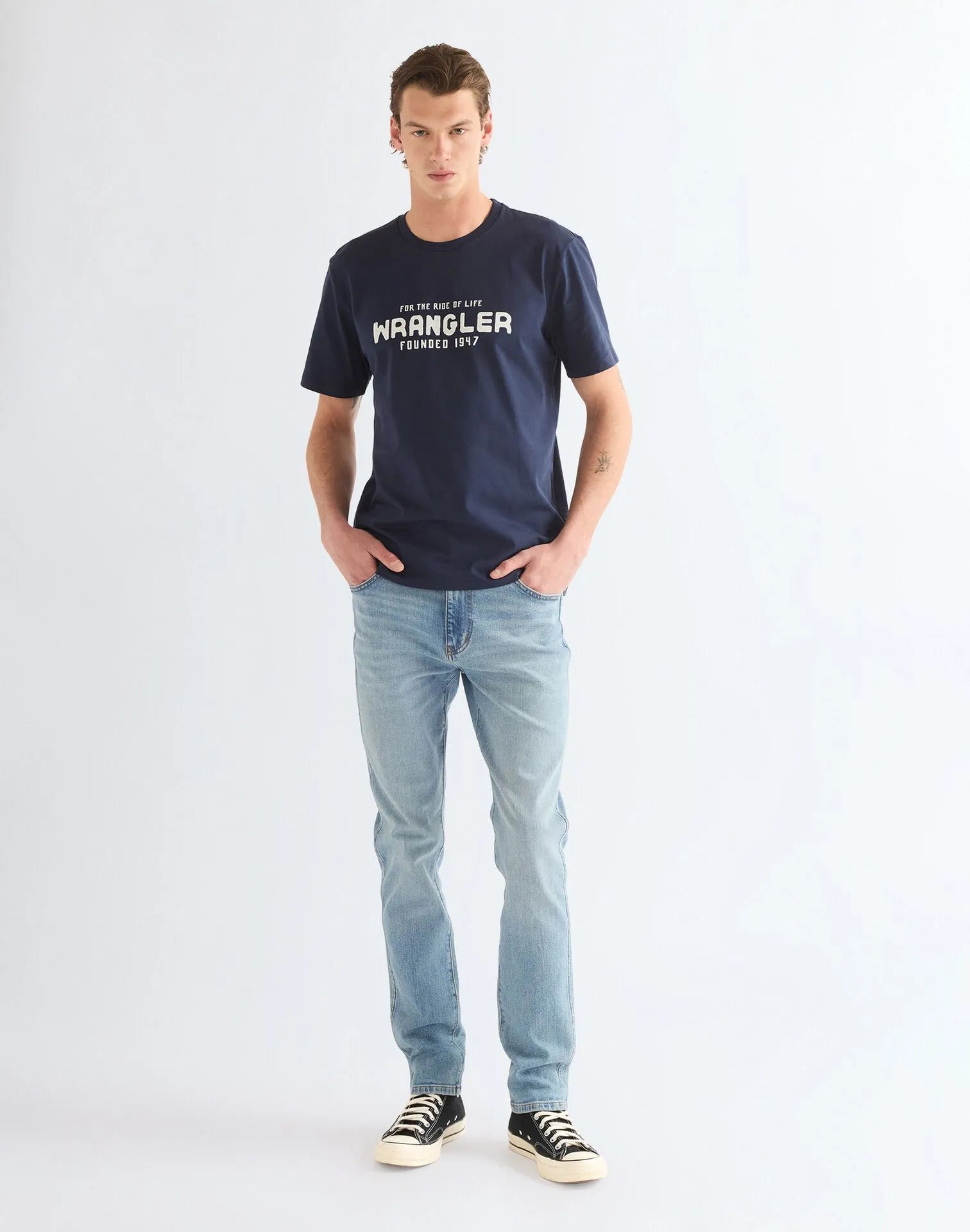 SPODNIE MĘSKIE WRANGLER LARSTON DRIFT 112386920