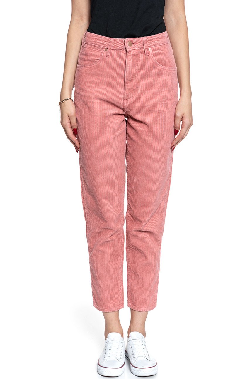 SPODNIE WRANGLER DAMSKIE MOM JEANS BRAND APRICOT W246UPP06 112127945