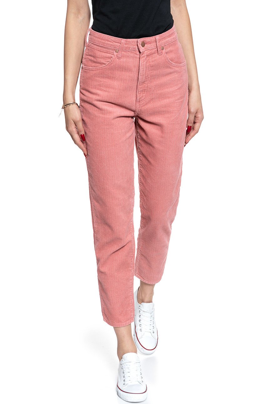 SPODNIE WRANGLER DAMSKIE MOM JEANS BRAND APRICOT W246UPP06 112127945
