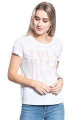 T-SHIRT DAMSKI MUSTANG Alina C Print GENERAL WHITE 1009833 2045