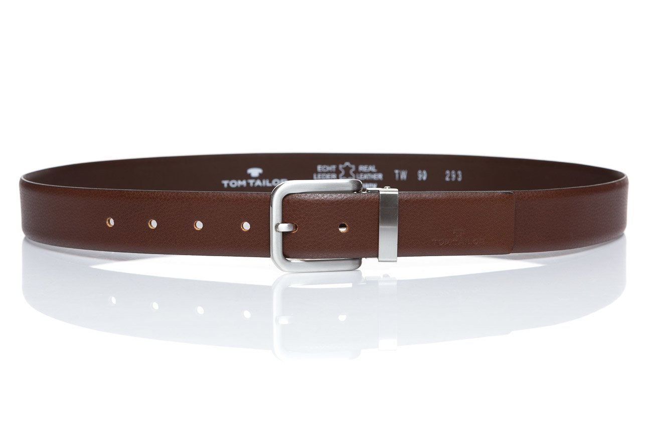 TOM TAILOR PASEK SKÓRZANY  SOPO-TT293 680 35mm Ledergürtel