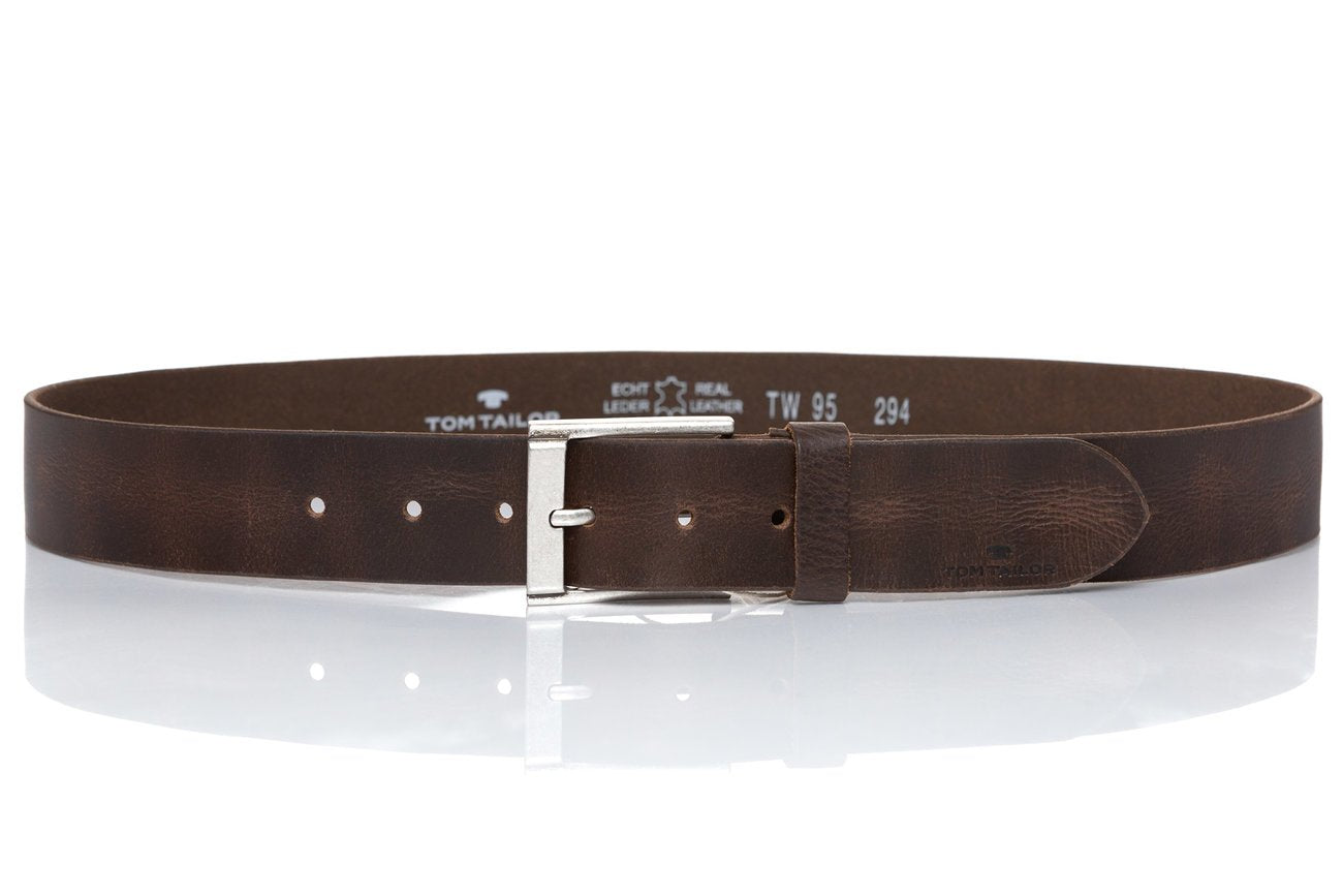 TOM TAILOR PASEK SKÓRZANY SOPO-TT294 0690 40mm Ledergürtel RO