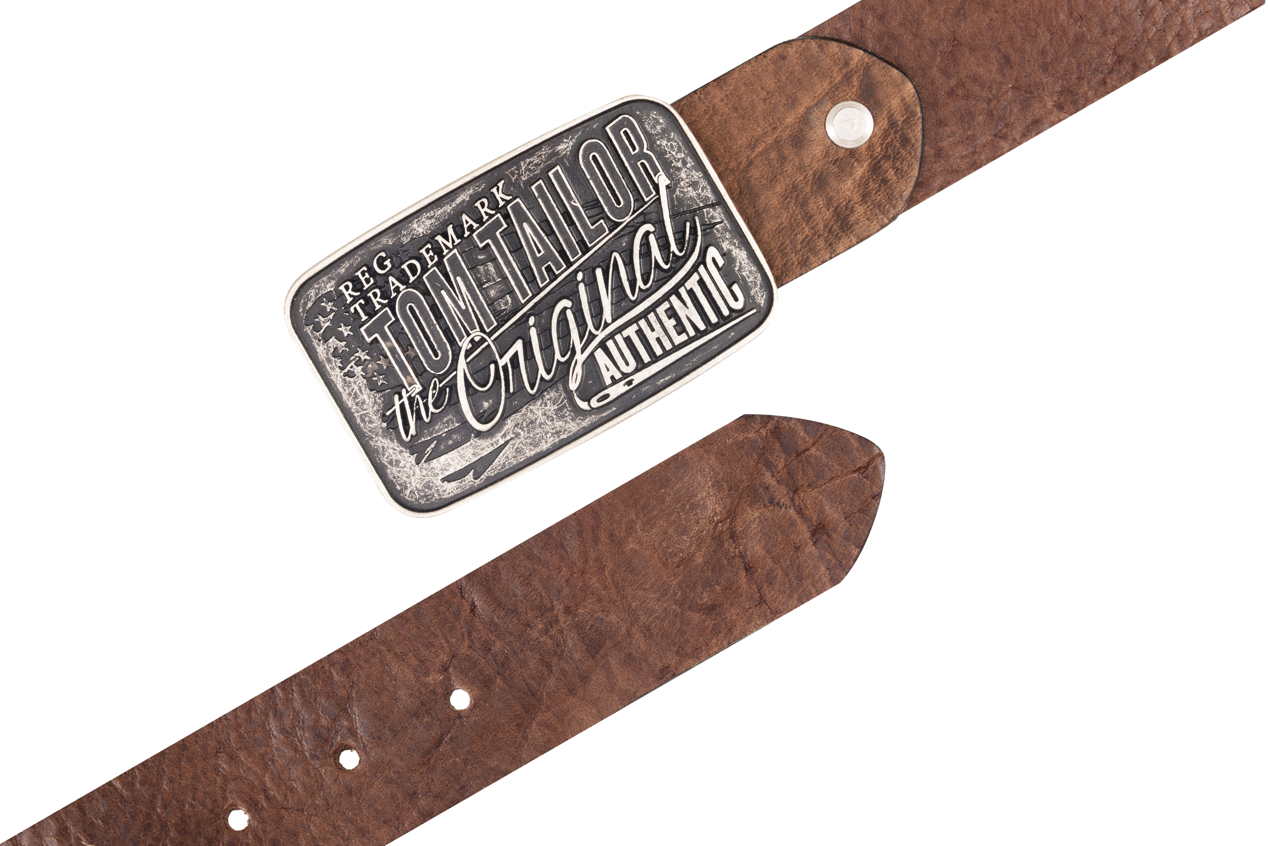 TOM TAILOR PASEK SKÓRZANY SOPO-TT436 40 mm Ledergürtel RO 2081 0690