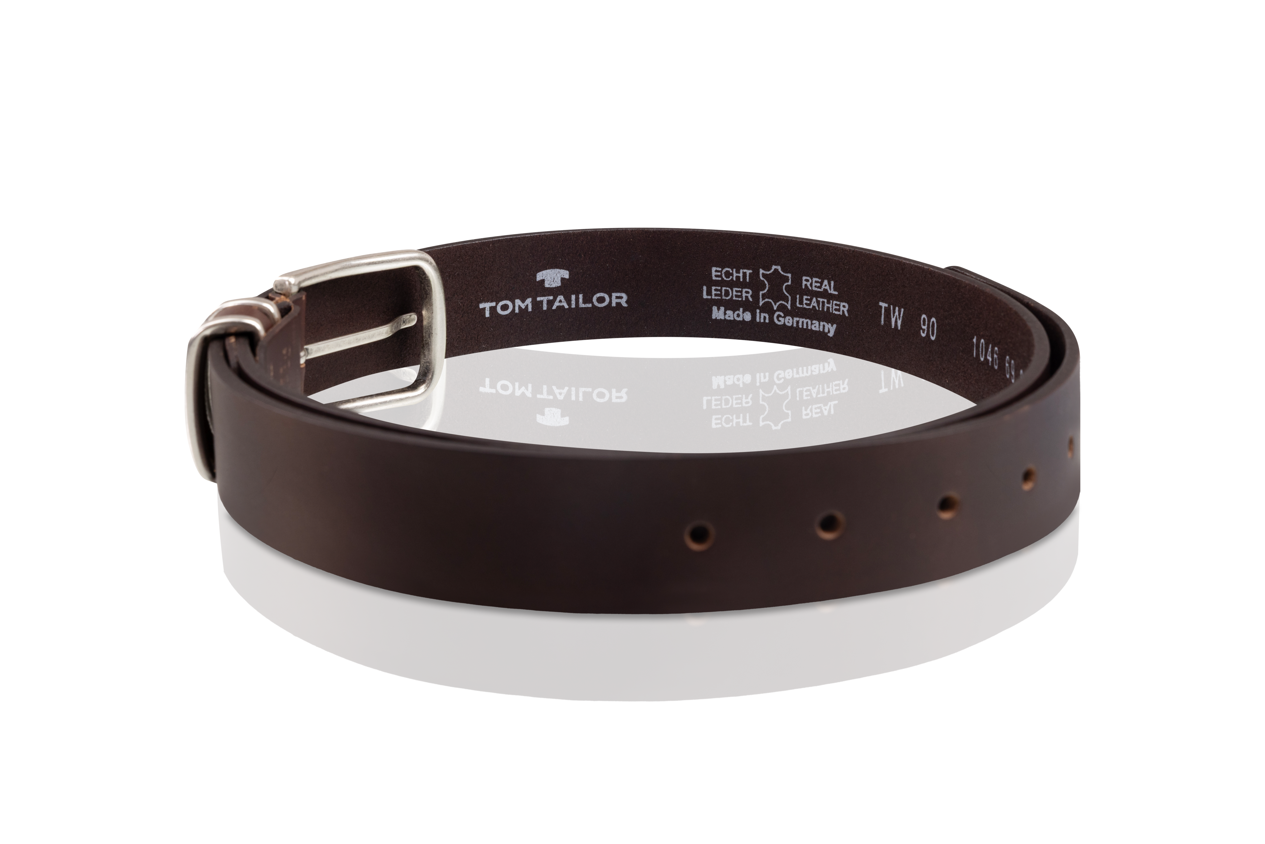 Pasek Skórzany Tom Tailor TG1046R69/690 Q.1869 0690 35mm Darkbrown