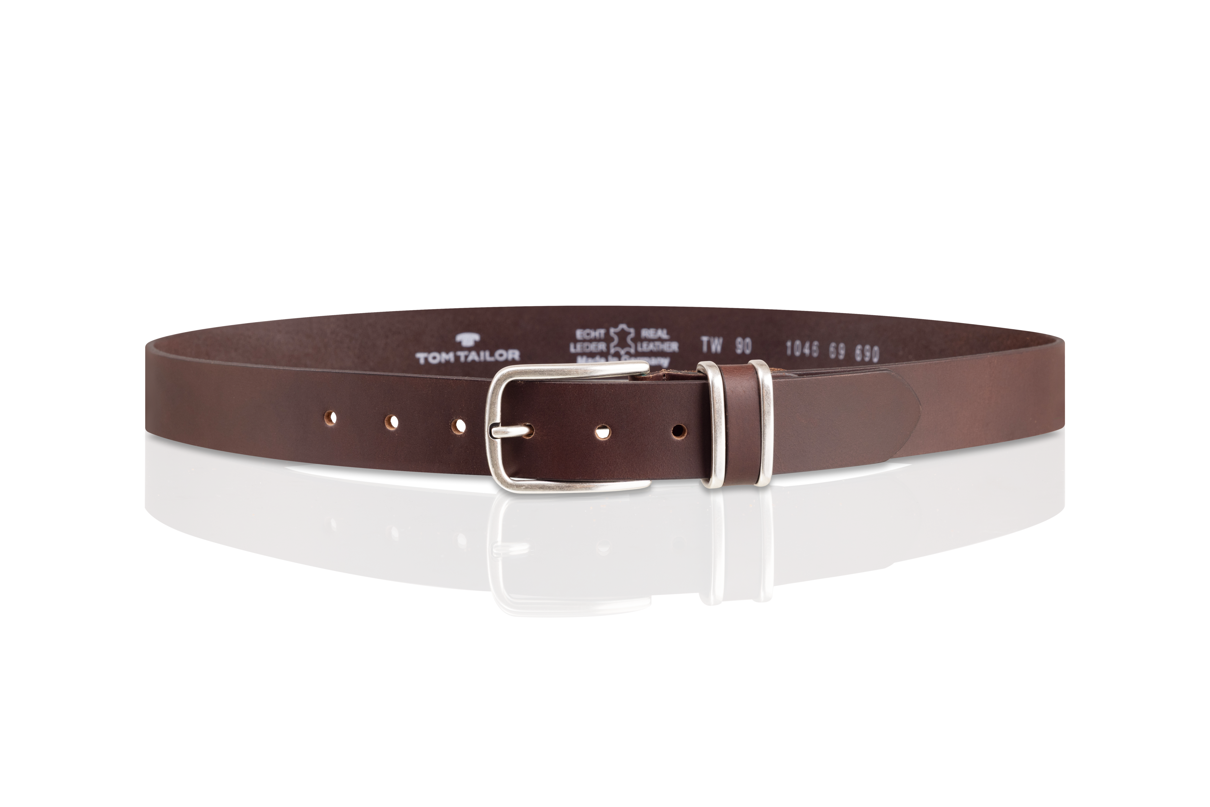 Pasek Skórzany Tom Tailor TG1046R69/690 Q.1869 0690 35mm Darkbrown