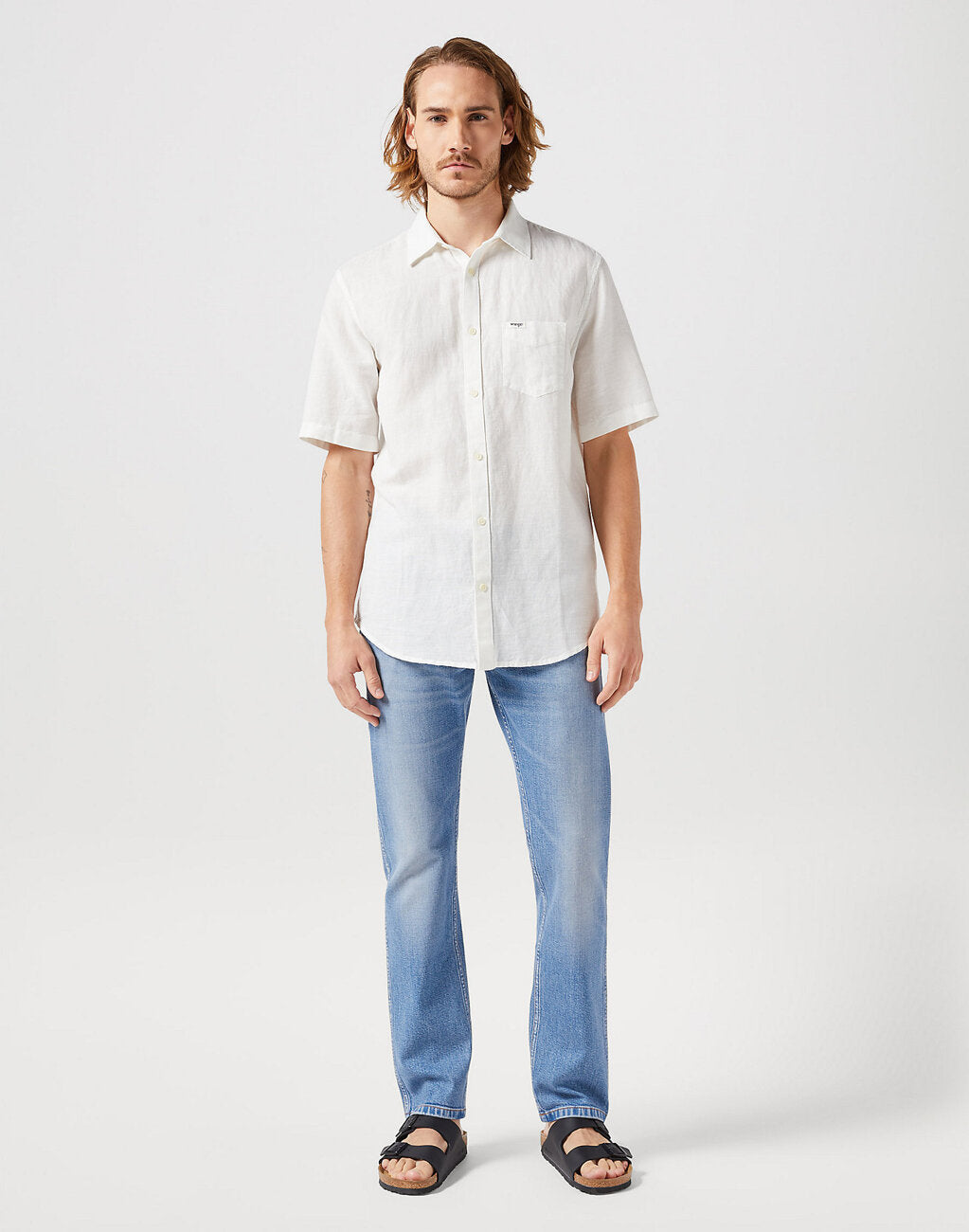 WRANGLER 11MWZ MĘSKIE SPODNIE JEANSOWE JEANSY DŻINSY SHERIFF BLUE 112350812 W1MZ013842