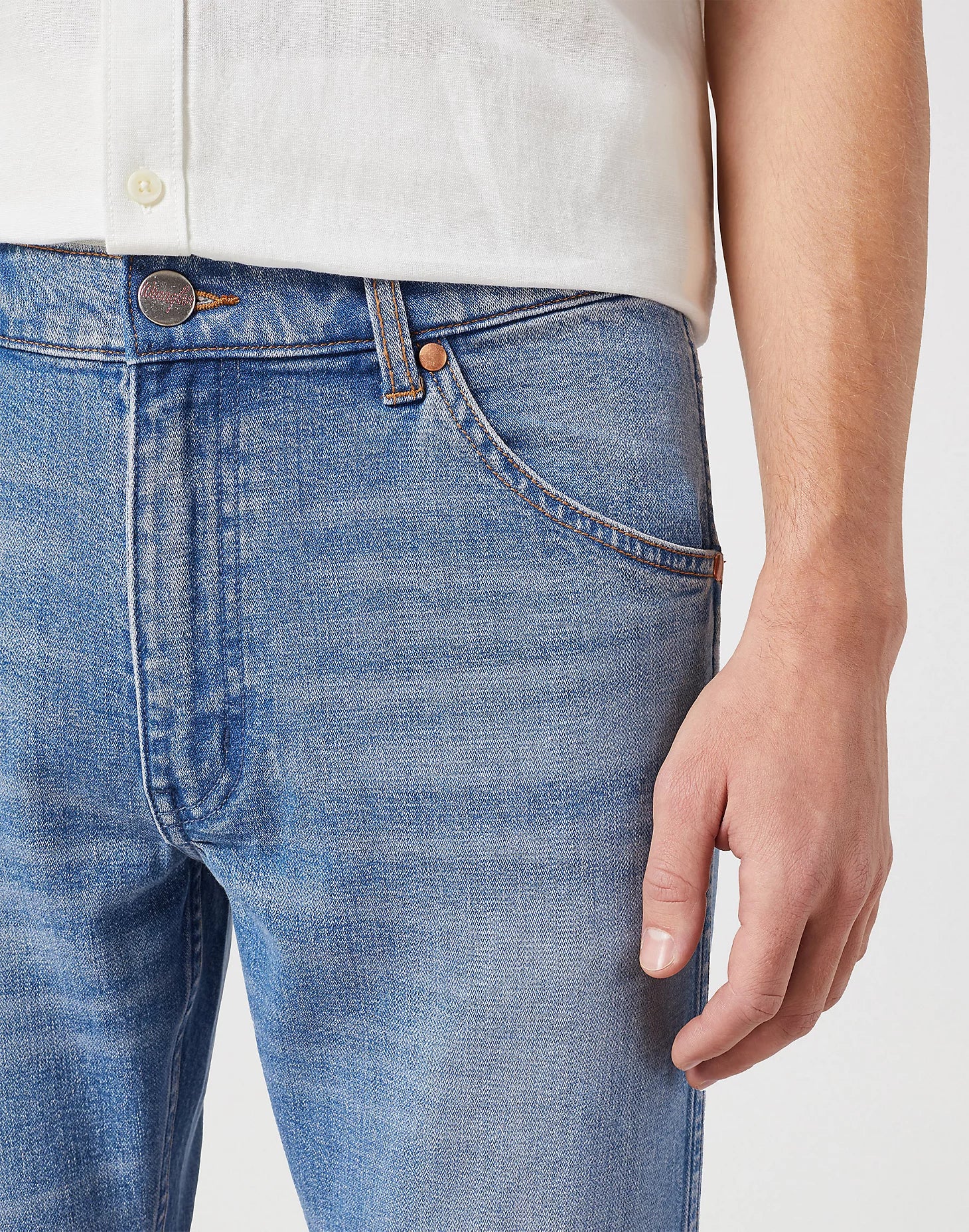 WRANGLER 11MWZ MĘSKIE SPODNIE JEANSOWE JEANSY DŻINSY SHERIFF BLUE 112350812 W1MZ013842
