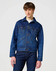 WRANGLER 124MJ FAR MĘSKA KURTKA JEANSOWA JEANS FAR AWAY 112341043 W4MJ007106