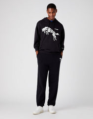 WRANGLER 75TH ANNI HOODIE MĘSKA BLUZA KAPTUR LOGO NADRUK BLACK BEAUTY W645HTZ13 112146187
