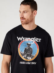WRANGLER AMERICANA TEE MĘSKI T-SHIRT KOSZULKA LOGO NADRUK W7CBEE100 112329202