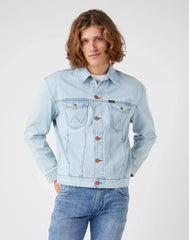 WRANGLER ANTI FIT JACKET MĘSKA KURTKA JEANSOWA ICY BRUSH BACK W4597915A 112324517