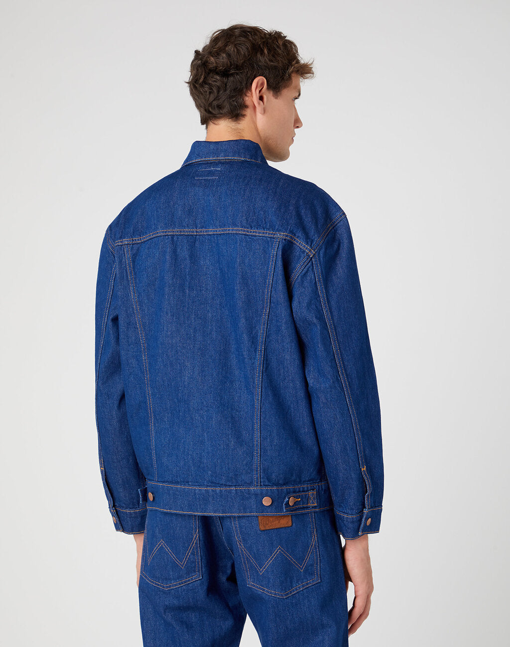 Kurtka Jeansowa Męska Wrangler Anti Fit Jacket Blue Eyes W459EIX05 112331195