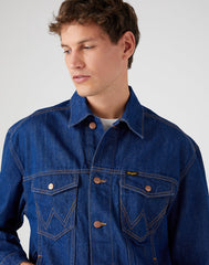 Kurtka Jeansowa Męska Wrangler Anti Fit Jacket Blue Eyes W459EIX05 112331195