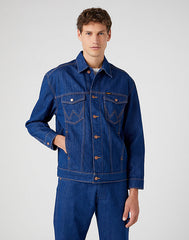 Kurtka Jeansowa Męska Wrangler Anti Fit Jacket Blue Eyes W459EIX05 112331195