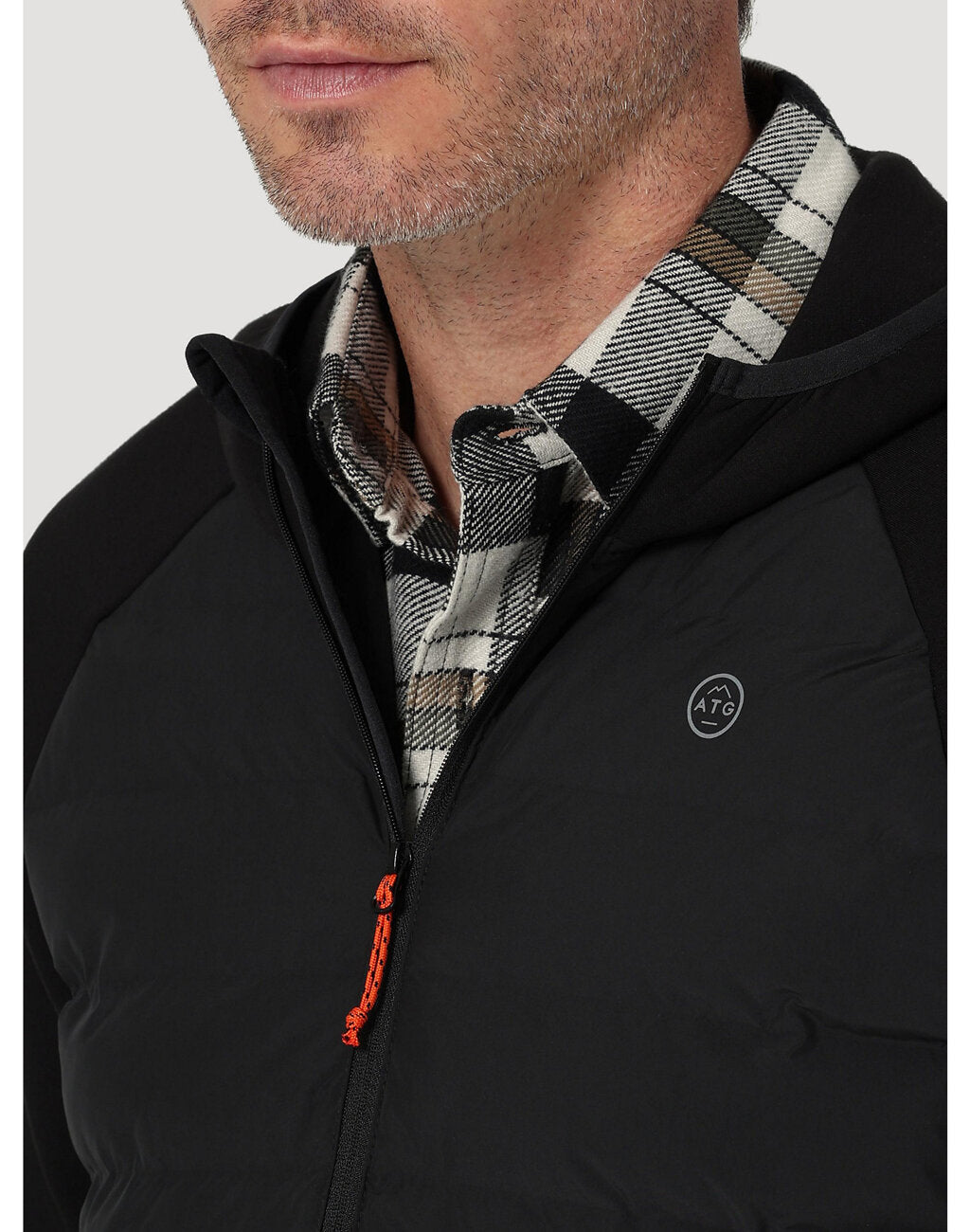WRANGLER ATHLETIC HYBRID MĘSKA KURTKA PRZEJŚCIOWA WIOSENNA JESIENNA REAL BLACK WA4MY3101 112324777