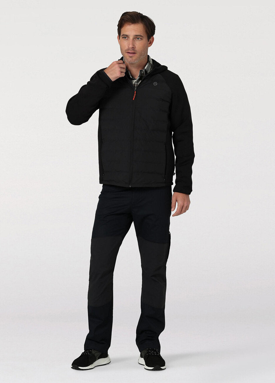 WRANGLER ATHLETIC HYBRID MĘSKA KURTKA PRZEJŚCIOWA WIOSENNA JESIENNA REAL BLACK WA4MY3101 112324777