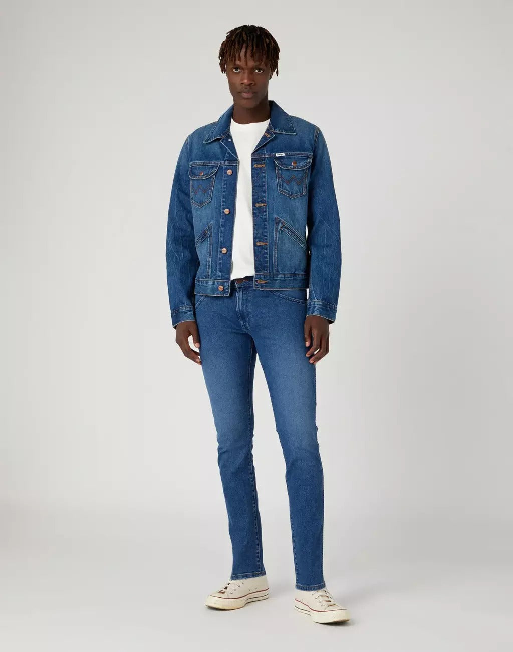 WRANGLER BRYSON MĘSKIE SPODNIE JEANSOWE JEANSY COOL SHADE W14XYLZ88 112330685