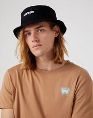 WRANGLER BUCKET HAT MĘSKI KAPELUSZ BLACK W0X4U5100 112332895