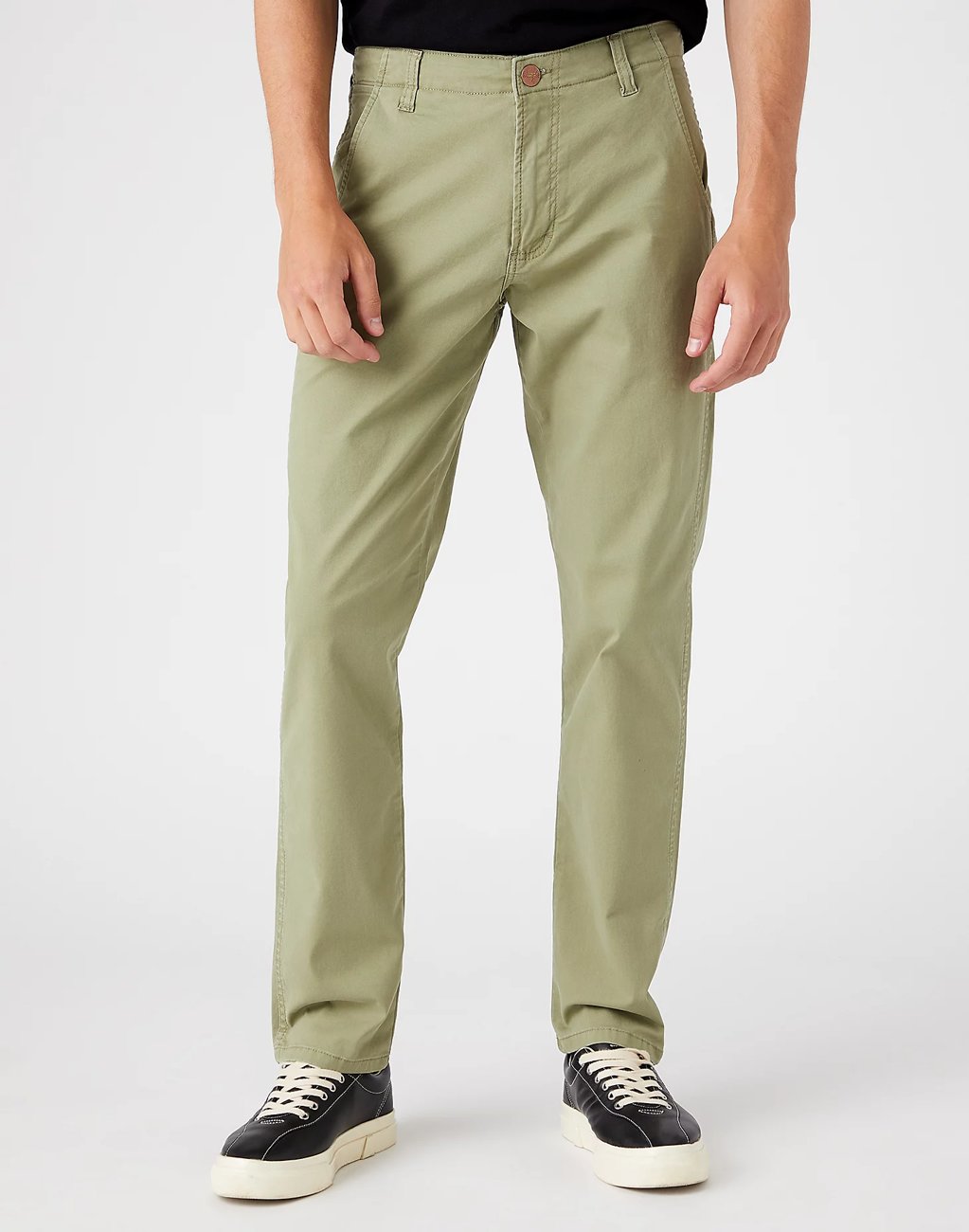 WRANGLER CASEY CHINO OIL GREEN W1C0CGG19 112145878