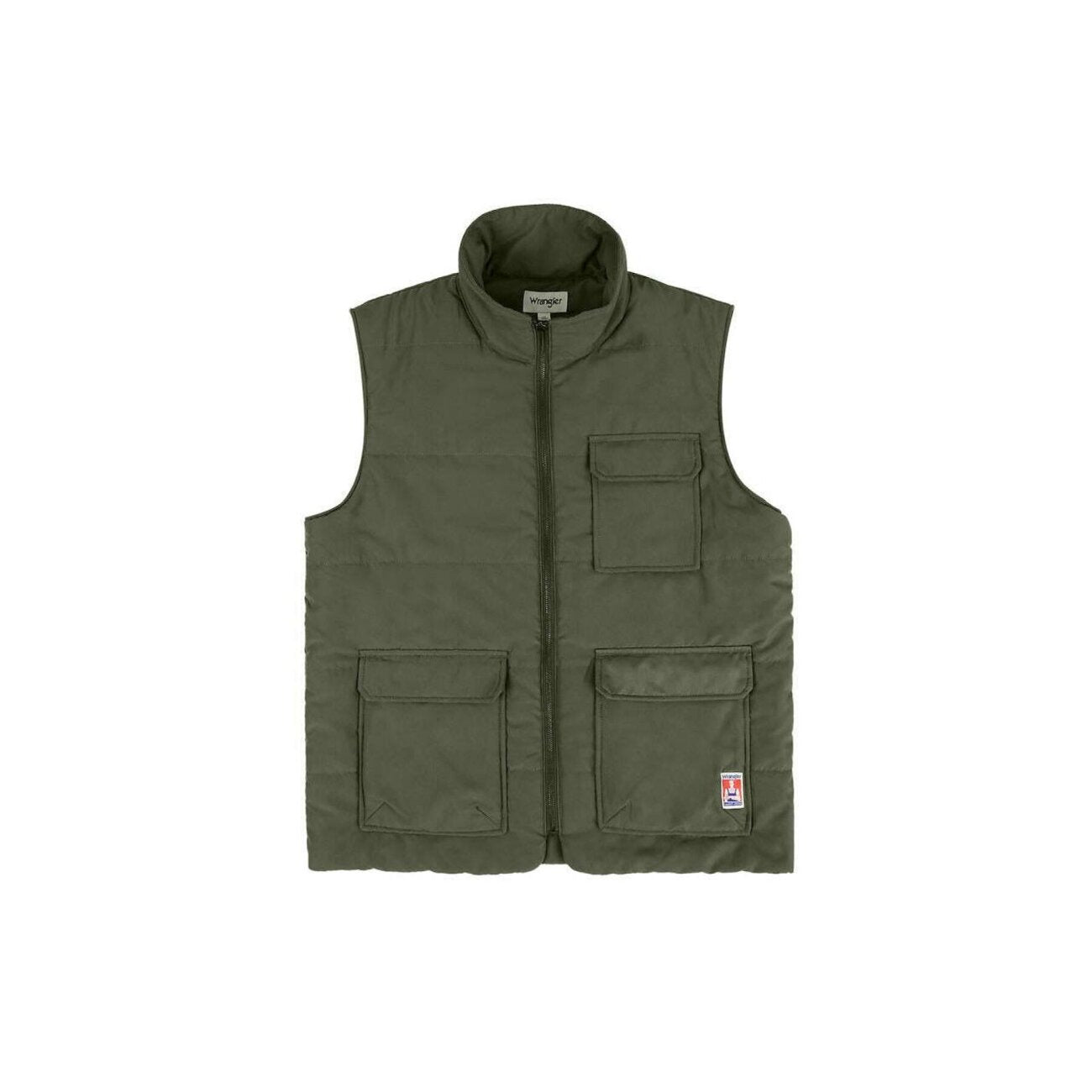 WRANGLER CASEY JONES QUILTED MĘSKA KAMIZELKA BEZRĘKAWNIK VEST GREEN MILITARE W4G2VGG40 112324208