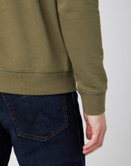 WRANGLER CREW SWEAT MĘSKA BLUZA KLASYCZNA IVY GREEN W6M8HYXIX 112141493