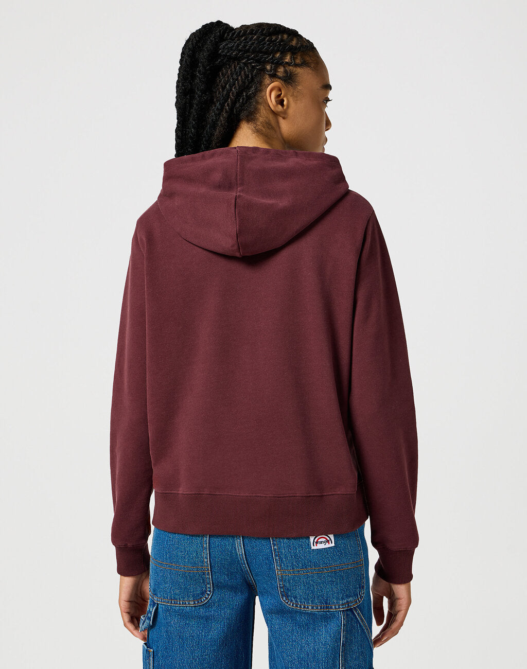 Damska Bluza Wrangler Regular Hoodie Dahlia 112356460 W6S4018506