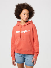 WRANGLER DAMSKA BLUZA Z KAPTUREM WRANGLER REGULAR HOODIE BURNT SIENNA 112350336