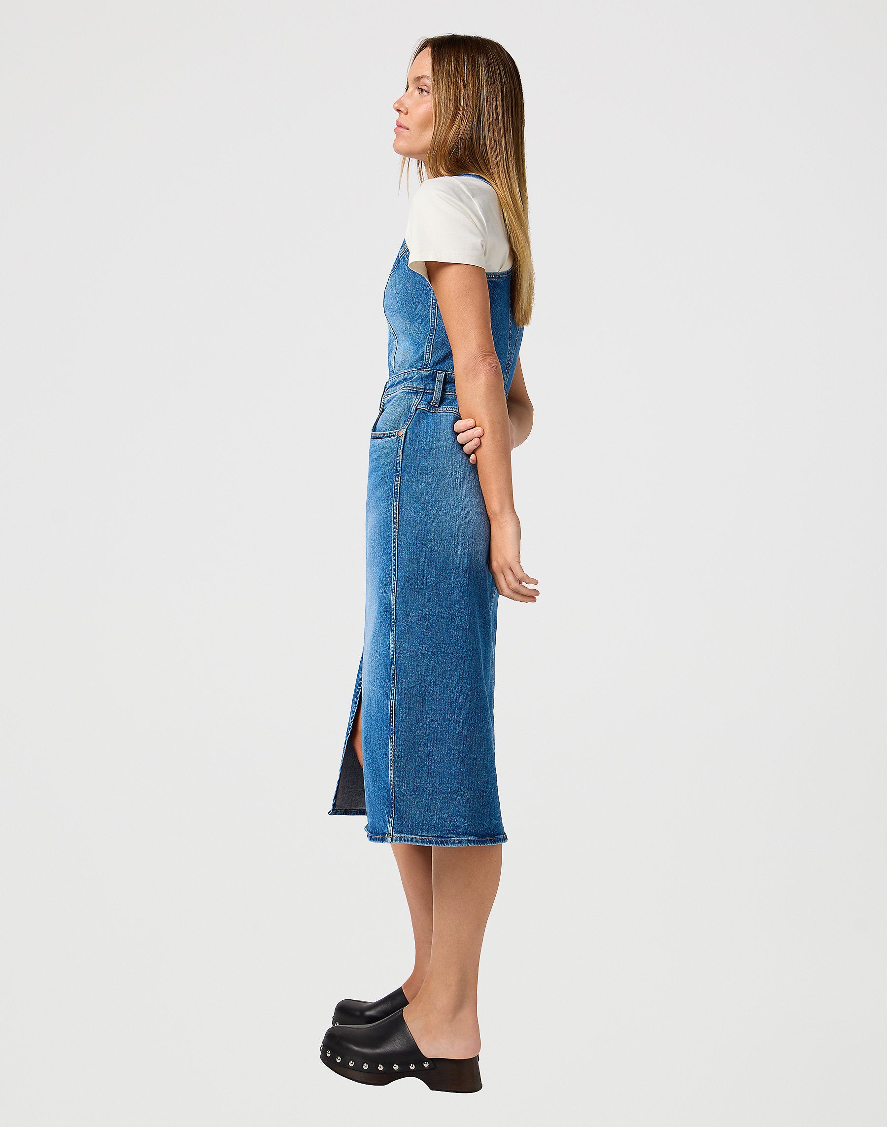 WRANGLER DAMSKA JEANSOWA SUKIENKA WRANGLER THE DRESS WRANGLER WRUGGED 112362611