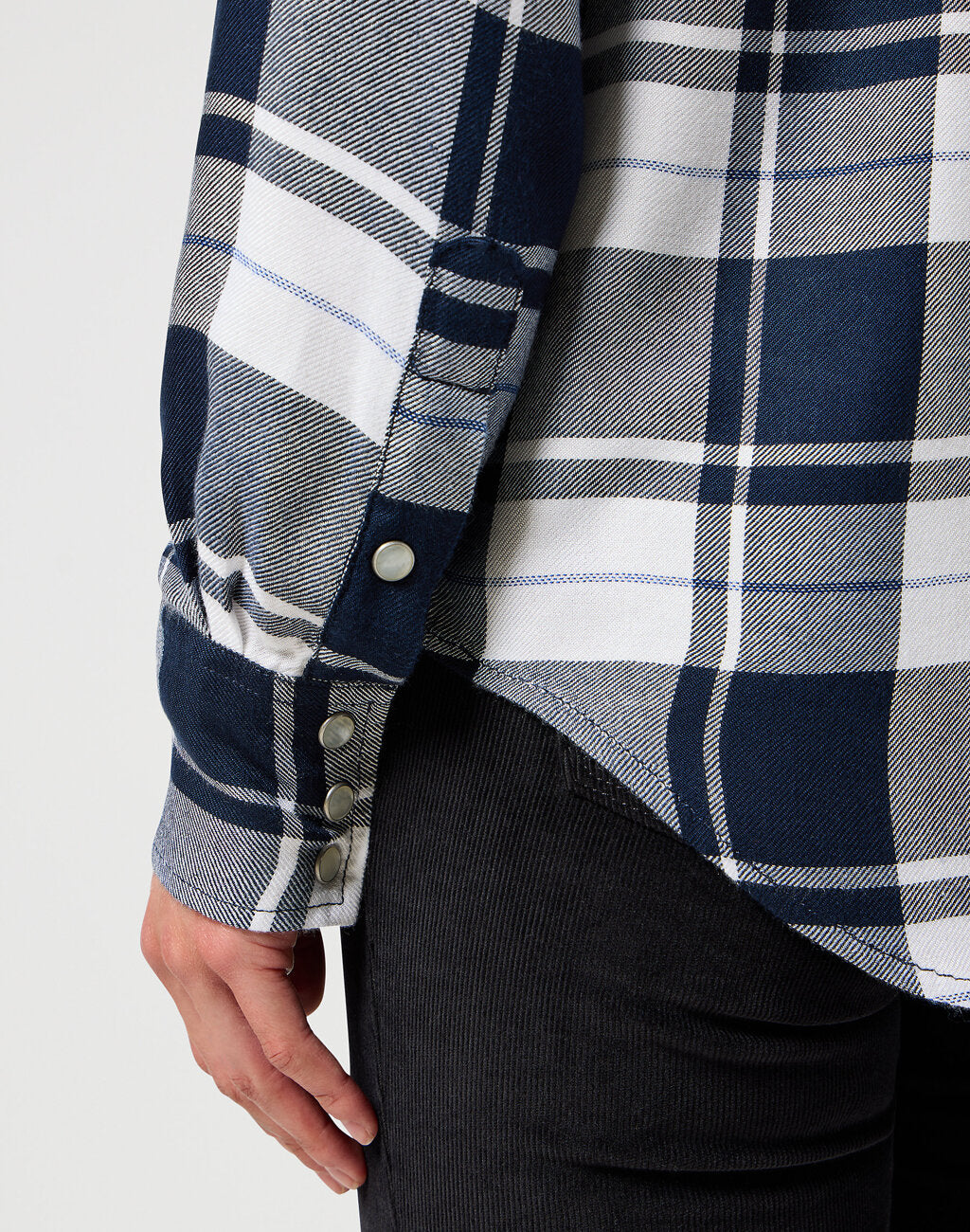 WRANGLER DAMSKA KOSZULA WESTERN SHIRT NAVY 112356488 W513018500