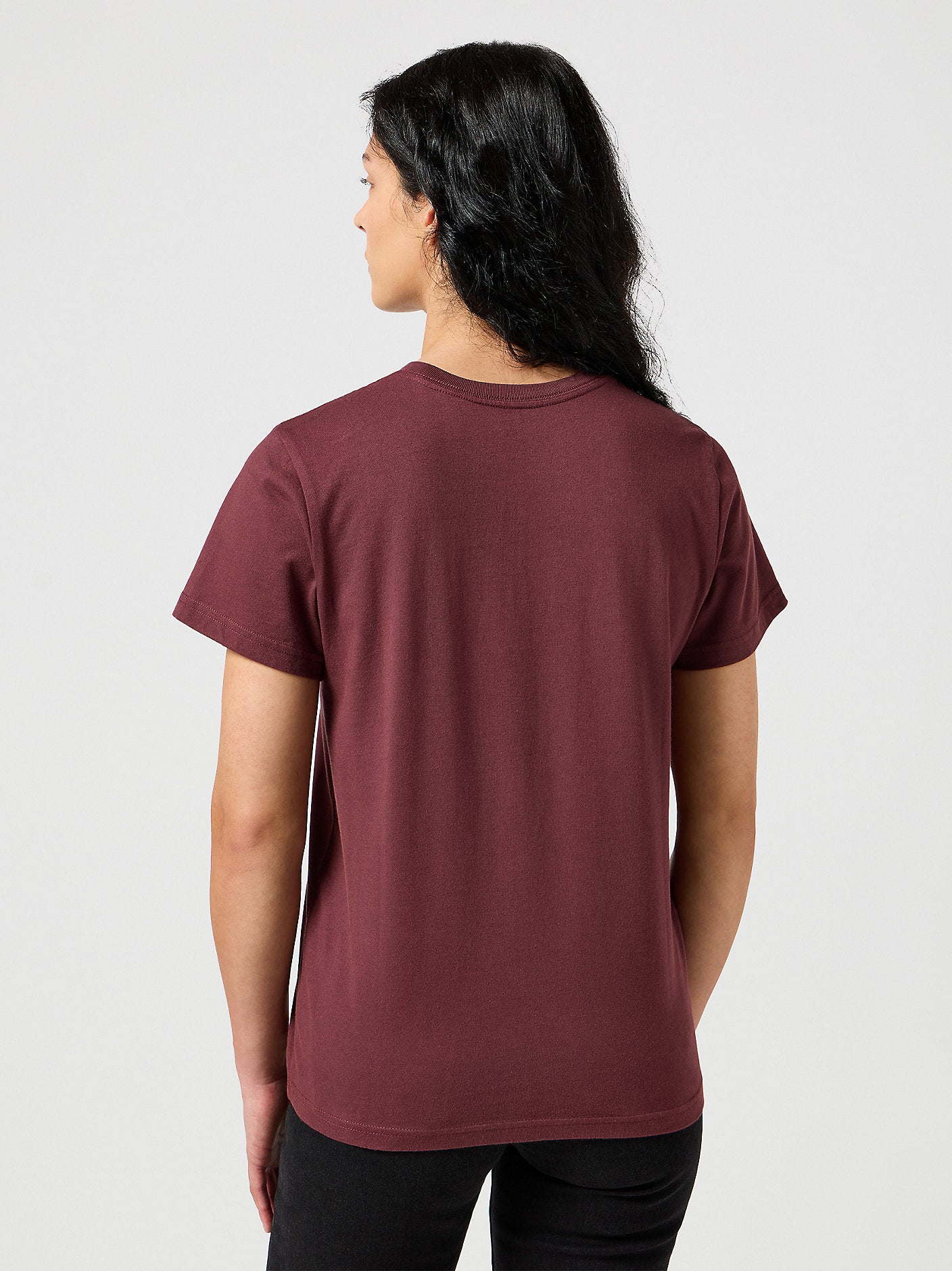WRANGLER DAMSKA KOSZULKA WRANGLER GRAPHIC TEE DAHLIA 112356427