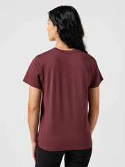 WRANGLER DAMSKA KOSZULKA WRANGLER GRAPHIC TEE DAHLIA 112356427