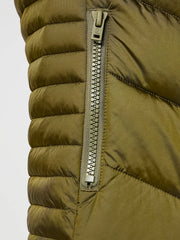 WRANGLER DAMSKA KURTKA ZIMOWA WRANGLER SHORT PUFFER JACKET IVY GREEN 112356502