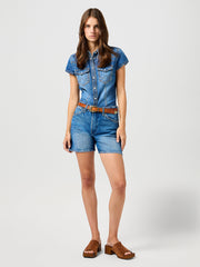 WRANGLER DAMSKI PASEK WRANGLER WESTERN SUN BELT COGNAC 112365364