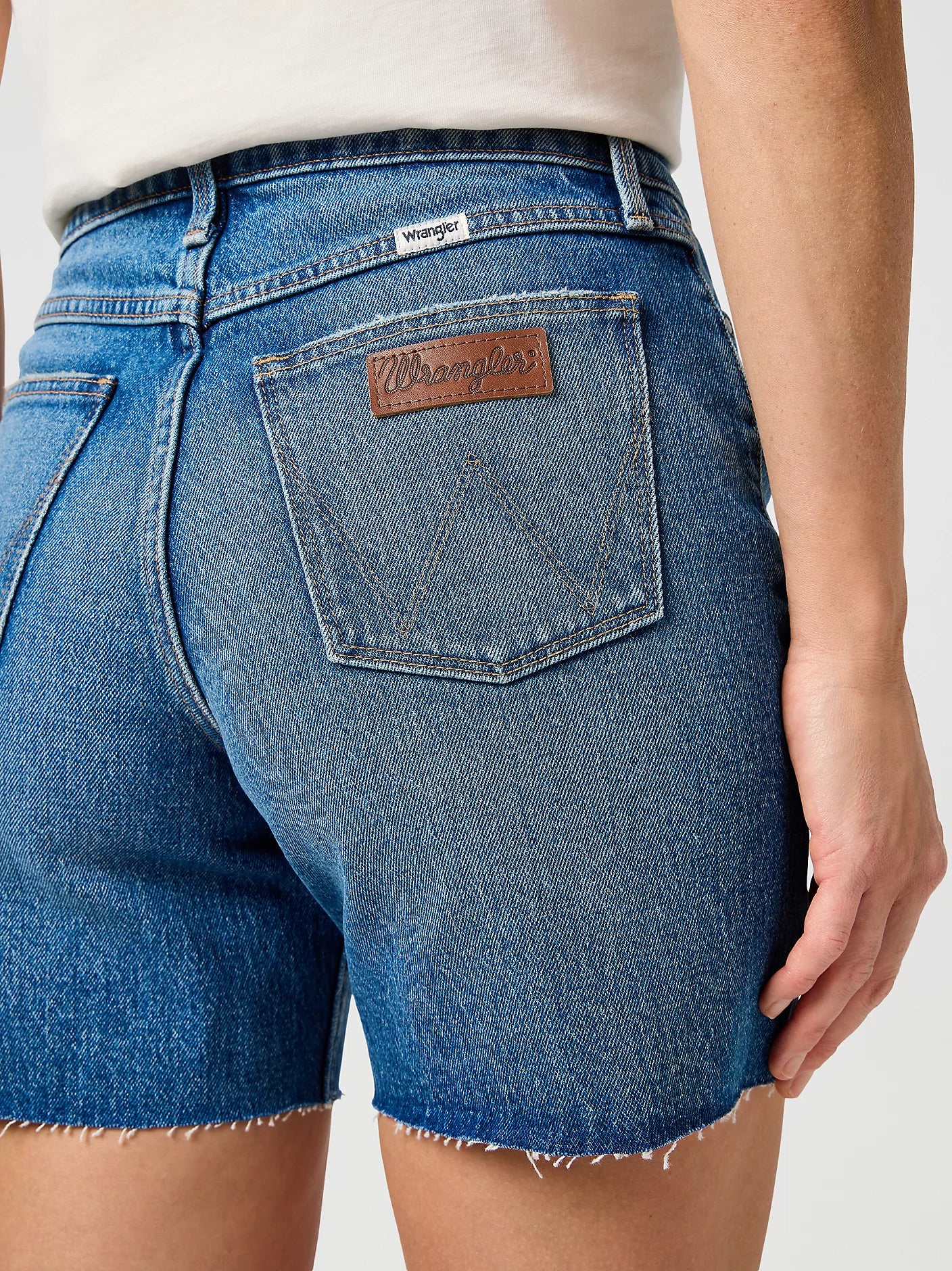Damskie Spodenki Jeansowe Wrangler Cowboy Short 3 Inch Sierra 112362697
