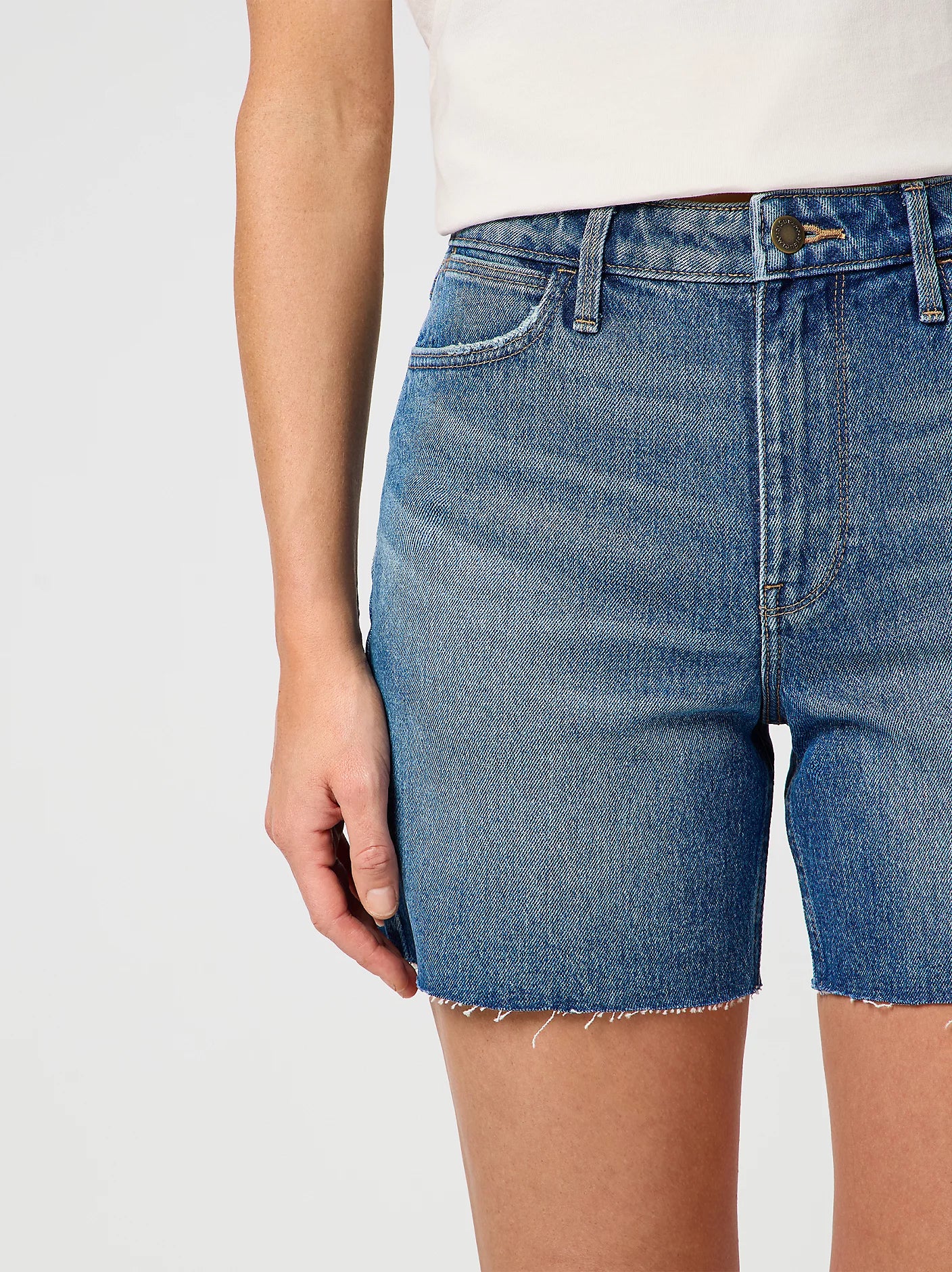 Damskie Spodenki Jeansowe Wrangler Cowboy Short 3 Inch Sierra 112362697