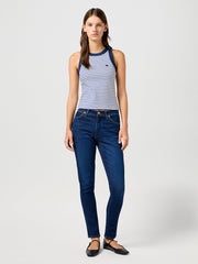 WRANGLER DAMSKIE SPODNIE JEANSOWE WRANGLER SIENNA WEATHERED RINSE 112362642