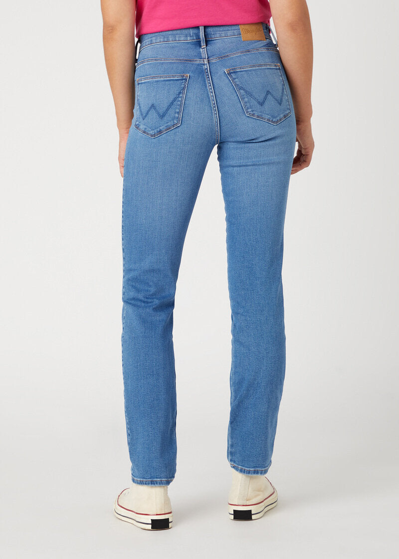 WRANGLER DAMSKIE SPODNIE JEANSOWE WRANGLER SLIM PEARL W26LCY37M 112332355