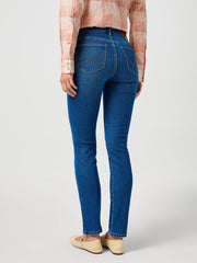 WRANGLER DAMSKIE SPODNIE JEANSOWE WRANGLER SLIM SERENE STORM 112362592