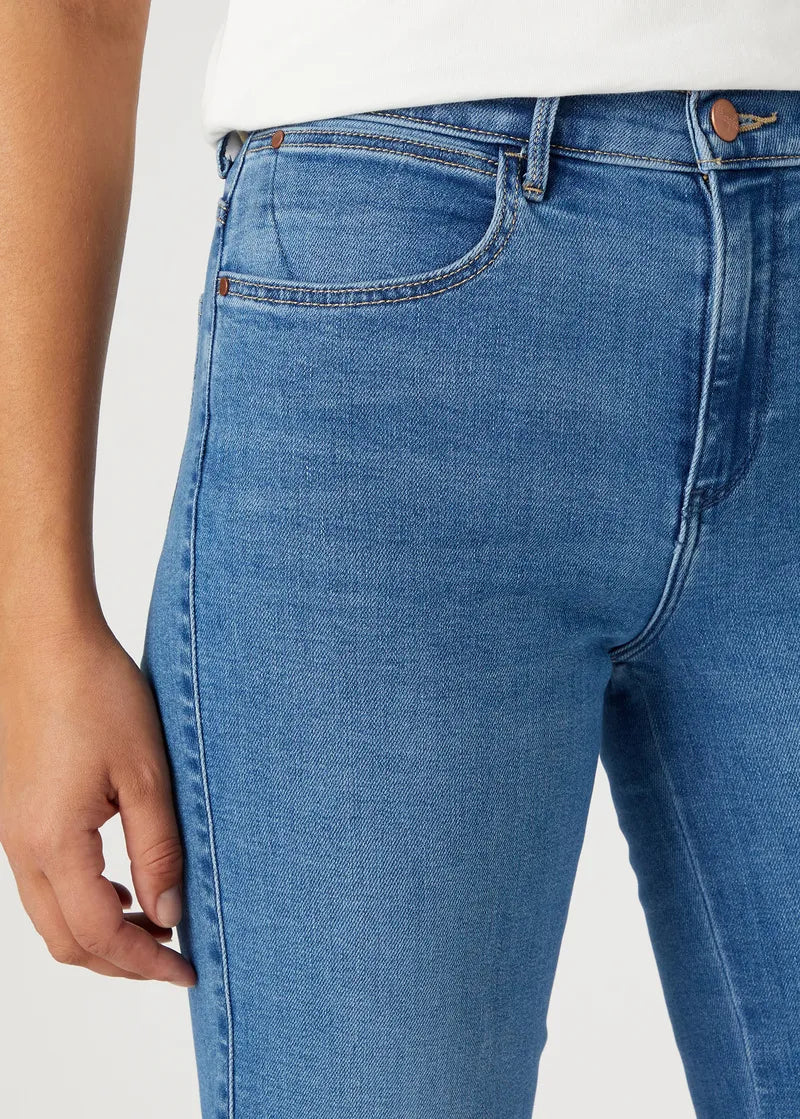 WRANGLER DAMSKIE SPODNIE JEANSOWE WRANGLER STRAIGHT AURELIA 112332359