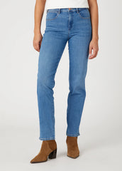 WRANGLER DAMSKIE SPODNIE JEANSOWE WRANGLER STRAIGHT AURELIA 112332359