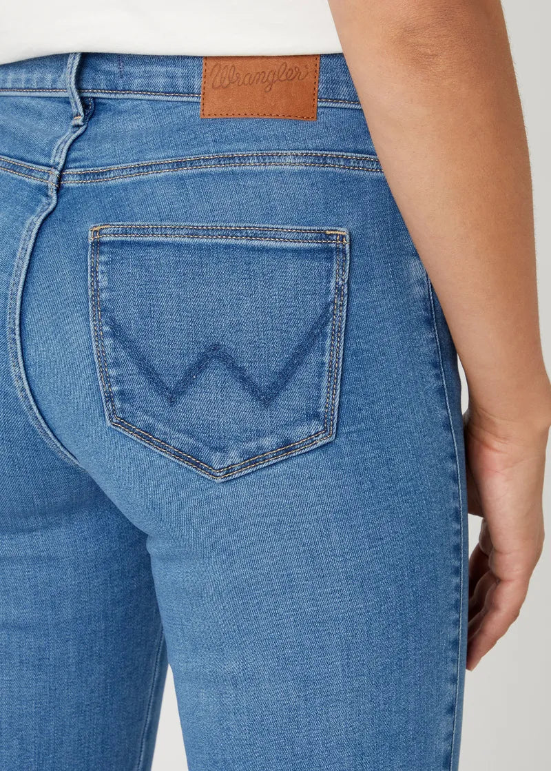 WRANGLER DAMSKIE SPODNIE JEANSOWE WRANGLER STRAIGHT AURELIA 112332359