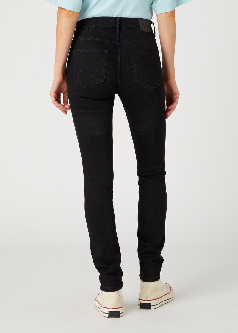 Damskie Spodnie Jeansowe Wrangler High Skinny Arachne W27HDF36T 112332390