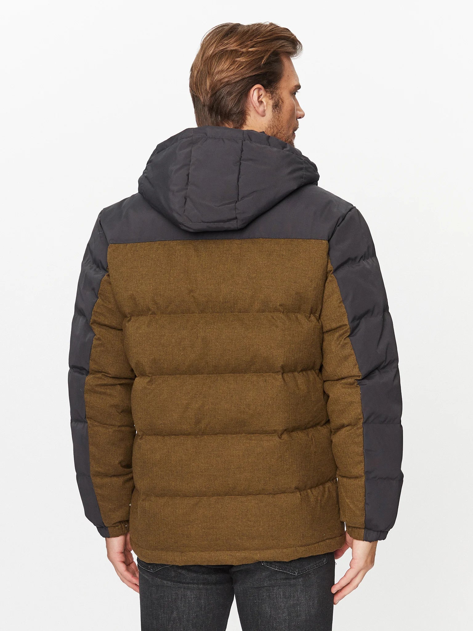 WRANGLER DOWN JACKET MĘSKA KURTKA ZIMOWA CIEPŁA NA ZIME FADED BLACK 112341101 W40L018280