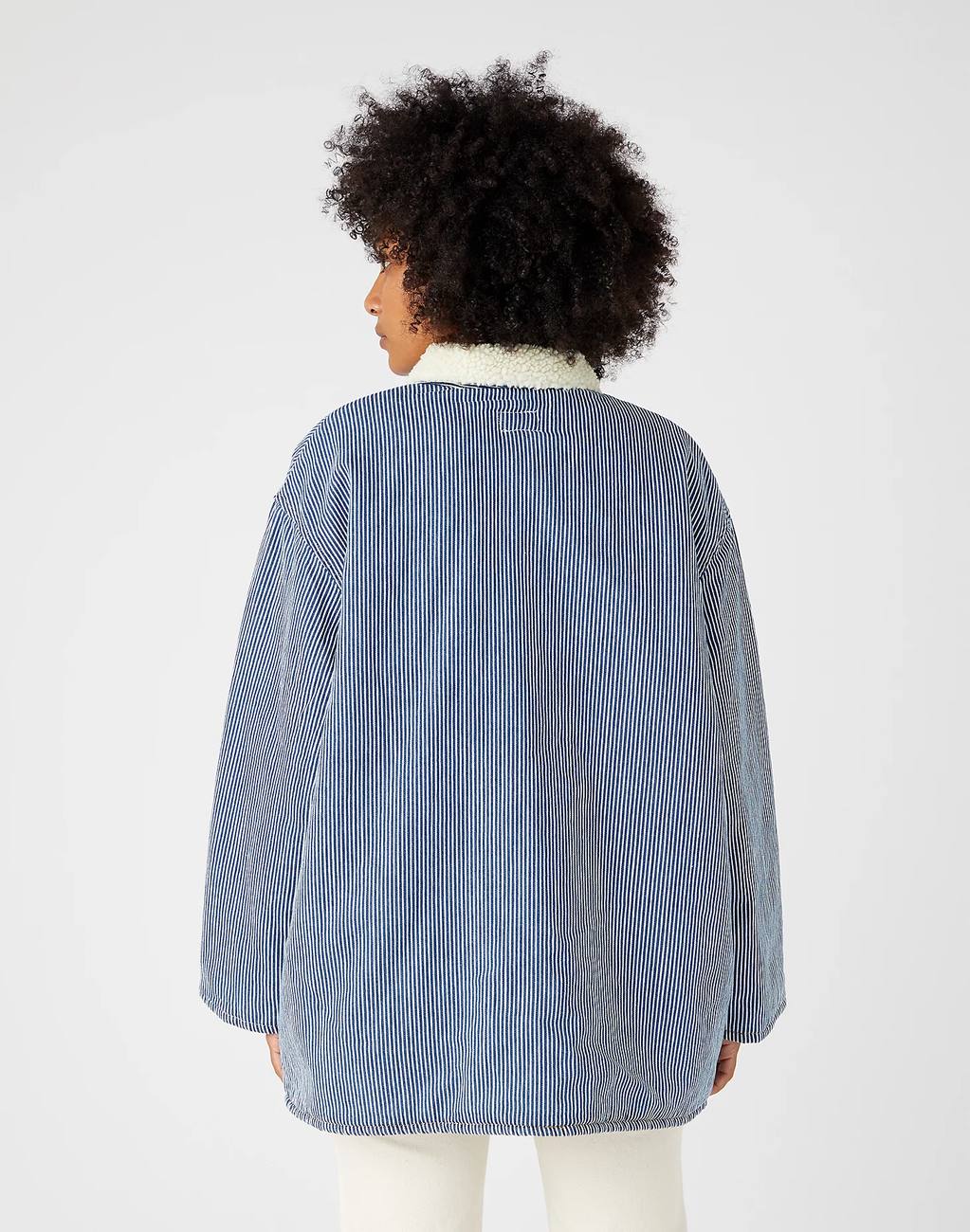 WRANGLER DUVET JACKET DAMSKA KURTKA PRZEJŚCIOWA W PASKI 112146068