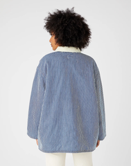 WRANGLER DUVET JACKET DAMSKA KURTKA PRZEJŚCIOWA W PASKI 112146068