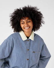 WRANGLER DUVET JACKET DAMSKA KURTKA PRZEJŚCIOWA W PASKI 112146068