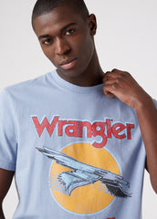 WRANGLER EAGLE TEE MĘSKA KOSZULKA T-SHIRT LOGO STONE WASH W70REEX4Q 112321259