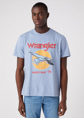 WRANGLER EAGLE TEE MĘSKA KOSZULKA T-SHIRT LOGO STONE WASH W70REEX4Q 112321259